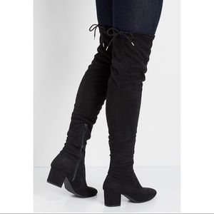 Black Thigh High Boots